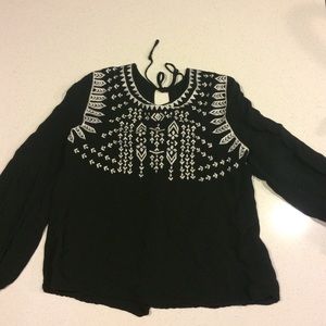Black dress blouse